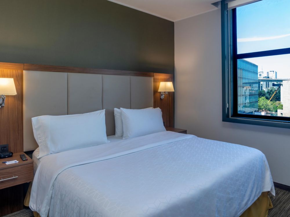 Habitación del Holiday Inn Express Mexico Santa Fe